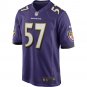 Bart Scott Baltimore Ravens Game Retired Player Jersey - Purple