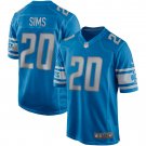 Billy Sims Detroit Lions Game Retired Player Jersey - Blue