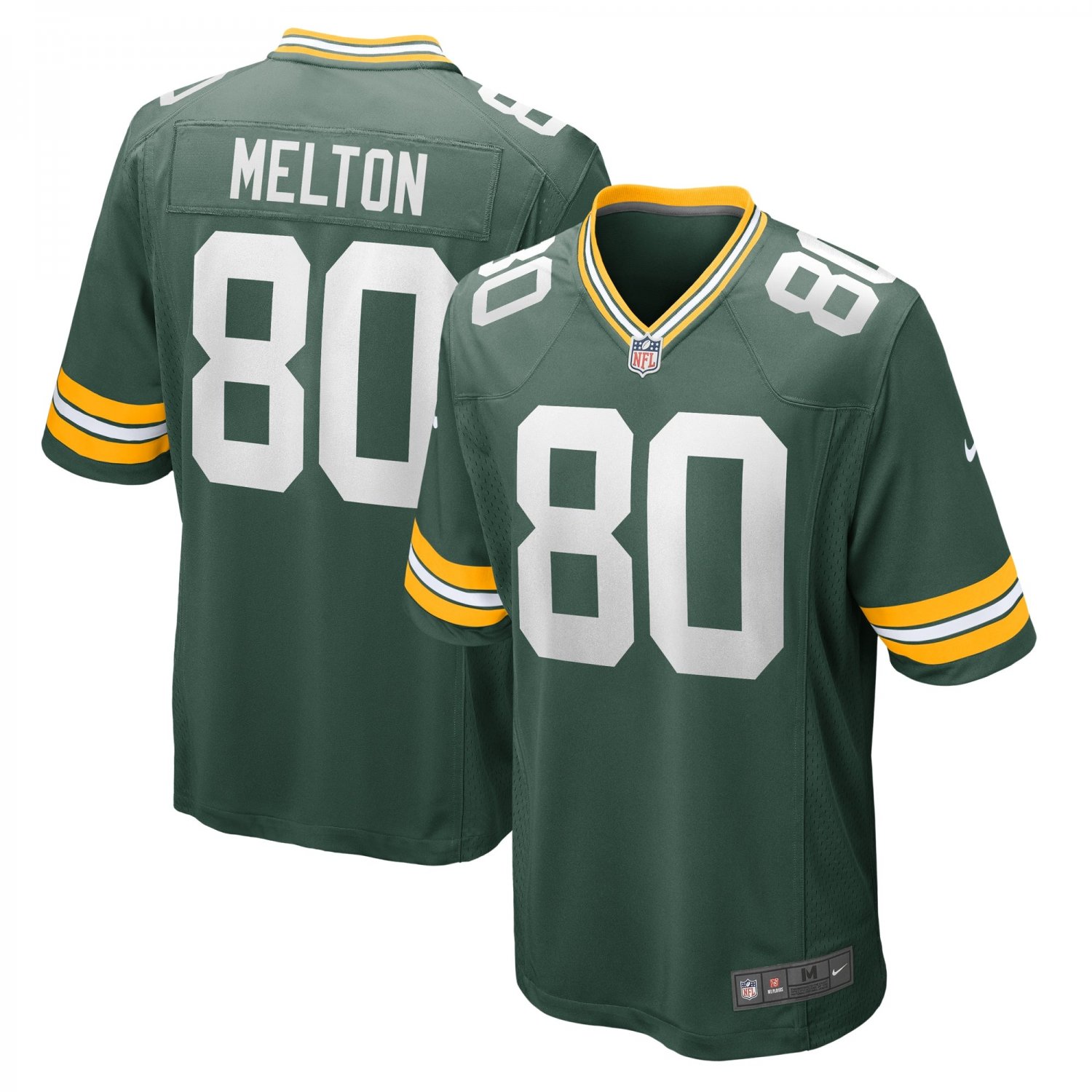 Bo Melton Green Bay Packers Home Game Player Jersey - Green
