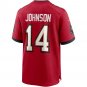 Brad Johnson Tampa Bay Buccaneers Game Retired Player Jersey - Red