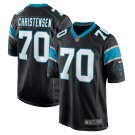 Brady Christensen Carolina Panthers Game Jersey - Black