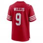 Brayden Willis San Francisco 49ers Team Game Jersey - Scarlet