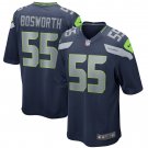 Brian Bosworth Seattle Seahawks Game Retired Player Jersey - College Navy