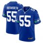 Brian Bosworth Seattle Seahawks Throwback Retired Player Game Jersey - Royal