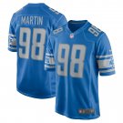 Brodric Martin Detroit Lions Team Game Jersey - Blue