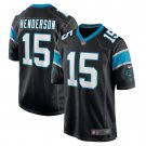 C.J. Henderson Carolina Panthers Game Jersey - Black