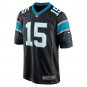 C.J. Henderson Carolina Panthers Game Jersey - Black