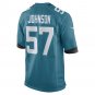 Caleb Johnson Jacksonville Jaguars Game Player Jersey - Teal