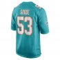 Cameron Goode Miami Dolphins Game Player Jersey - Aqua