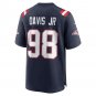 Carl Davis Jr. New England Patriots Game Player Jersey - Navy