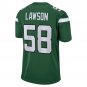 Carl Lawson New York Jets Game Jersey - Gotham Green