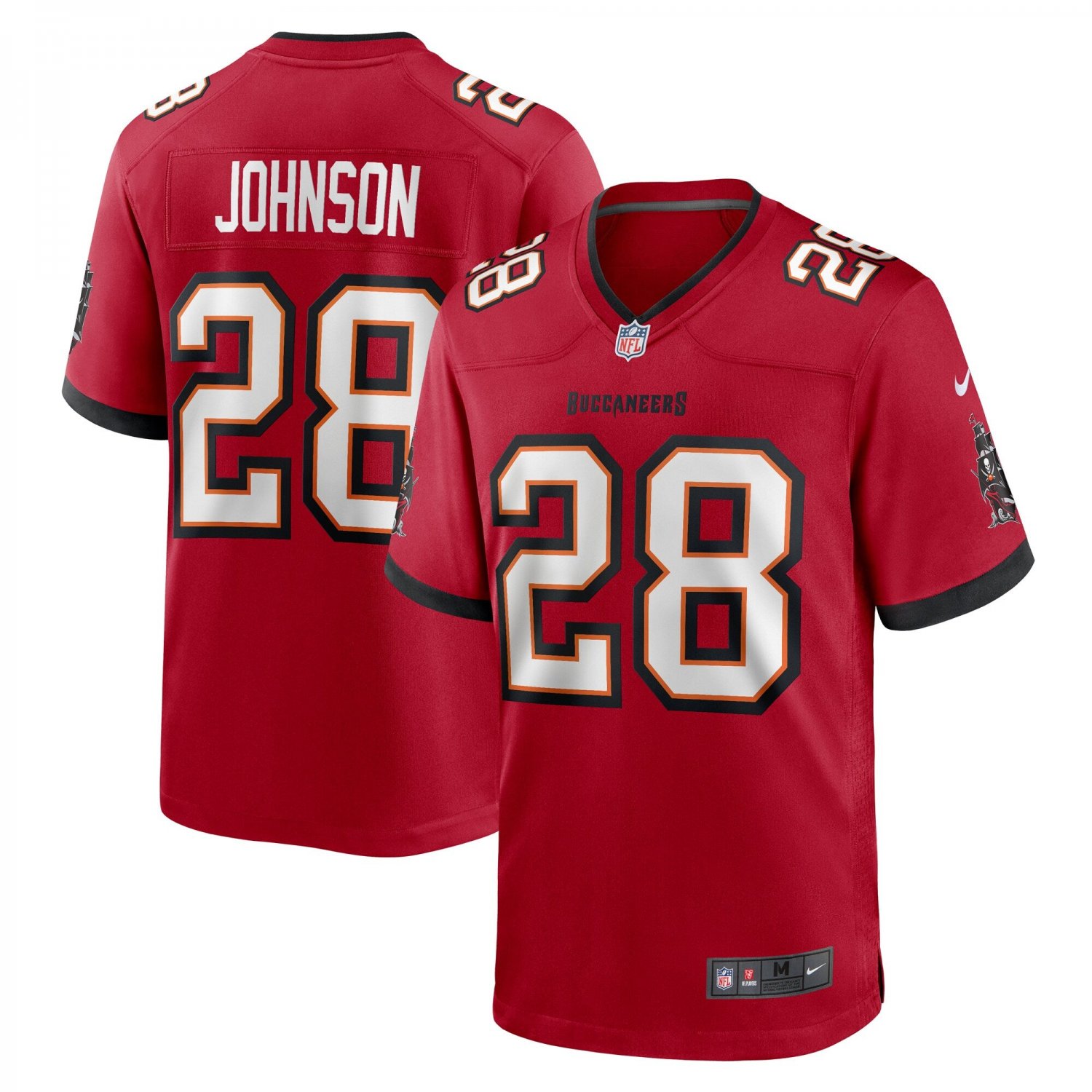 Cephus Johnson Tampa Bay Buccaneers Team Game Jersey - Red