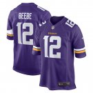 Chad Beebe Minnesota Vikings Game Jersey - Purple