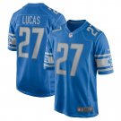 Chase Lucas Detroit Lions Team Game Jersey - Blue