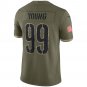 Chase Young Washington Commanders 2022 Salute To Service Limited Jersey - Olive