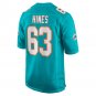 Chasen Hines Miami Dolphins Team Game Jersey - Aqua