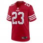 Christian McCaffrey San Francisco 49ers Game Player Jersey - Scarlet