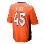 Christopher Allen Denver Broncos Game Player Jersey - Orange