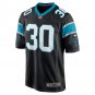 Chuba Hubbard Carolina Panthers Game Jersey - Black