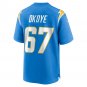 CJ Okoye Los Angeles Chargers Team Game Jersey - Powder Blue