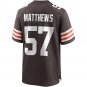 Clay Matthews Cleveland Browns Game Retired Player Jersey - Brown