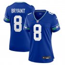 Coby Bryant Seattle Seahawks Women's Throwback Player Game Jersey - Royal
