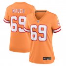 Cody Mauch Tampa Bay Buccaneers Women's Throwback Game Jersey - Orange