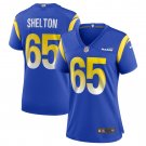 Coleman Shelton Los Angeles Rams Women's Game Jersey - Royal