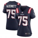 Conor McDermott New England Patriots Women's Home Game Player Jersey - Navy