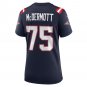 Conor McDermott New England Patriots Women's Home Game Player Jersey - Navy