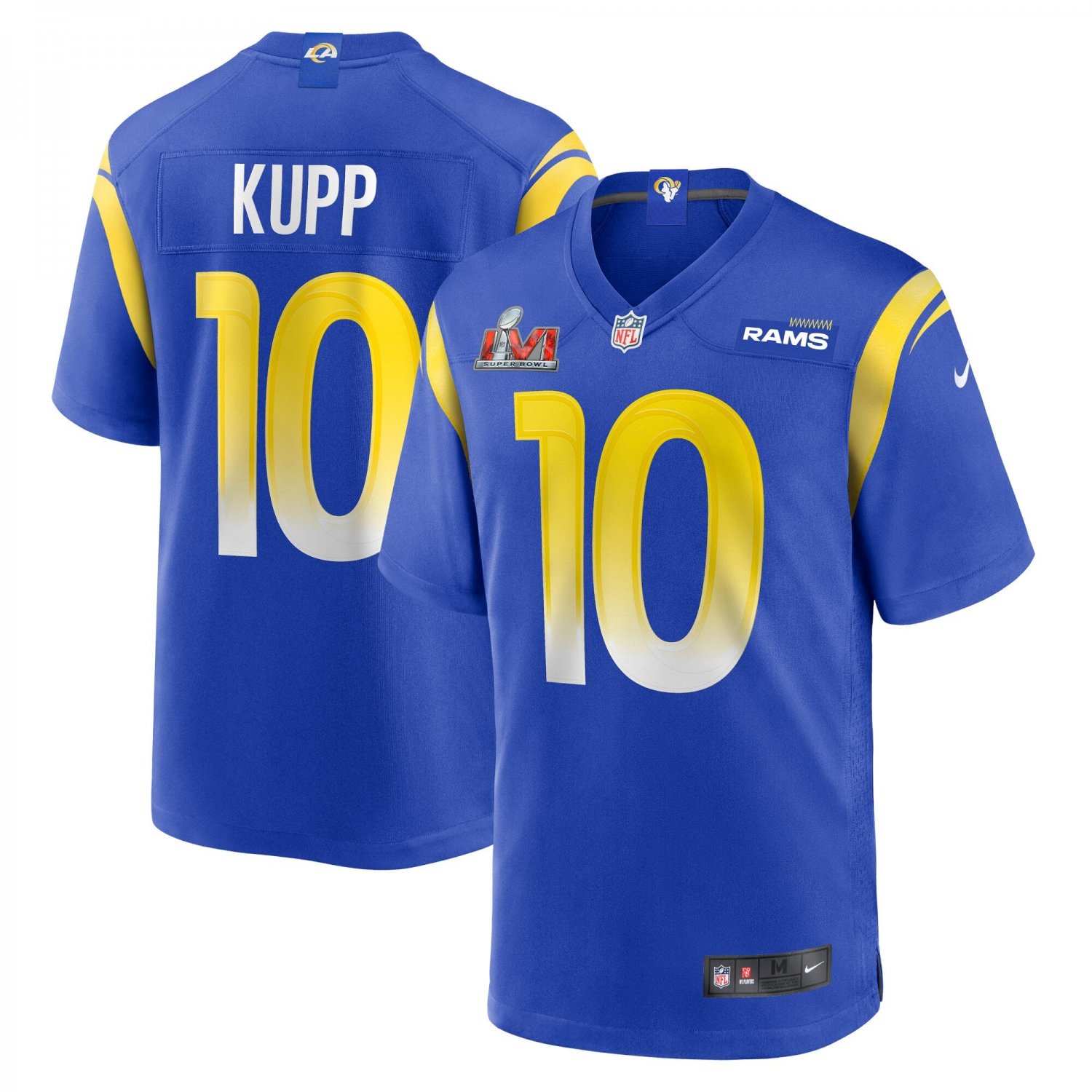 Cooper Kupp Los Angeles Rams Super Bowl LVI Bound Game Patch Jersey - Royal