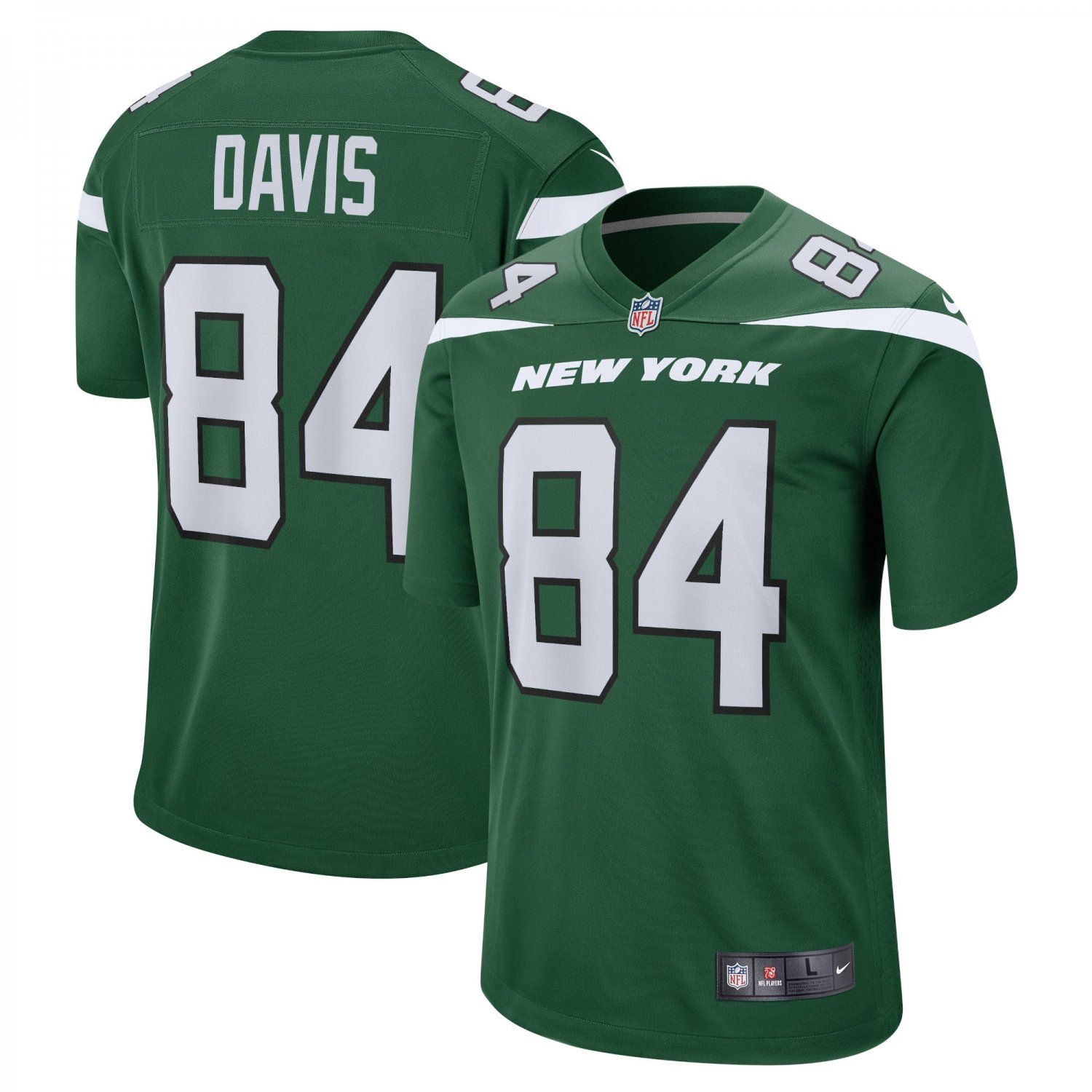 Corey Davis New York Jets Game Jersey - Gotham Green