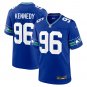 Cortez Kennedy Seattle Seahawks Throwback Retired Player Game Jersey - Royal