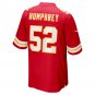 Creed Humphrey Kansas City Chiefs Super Bowl LVII Patch Game Jersey - Red