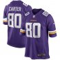 Cris Carter Minnesota Vikings Game Retired Player Jersey - Purple