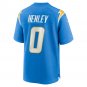 Daiyan Henley Los Angeles Chargers Team Game Jersey - Powder Blue