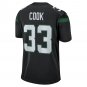 Dalvin Cook New York Jets Alternate Game Player Jersey - Stealth Black