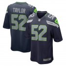 Darrell Taylor Seattle Seahawks Game Jersey - College Navy