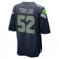 Darrell Taylor Seattle Seahawks Game Jersey - College Navy