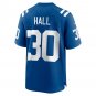 Darren Hall Indianapolis Colts Team Game Jersey - Royal