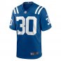 Darren Hall Indianapolis Colts Team Game Jersey - Royal