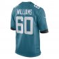 Darryl Williams Jacksonville Jaguars Game Player Jersey - Teal