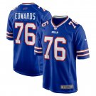 David Edwards Buffalo Bills Game Jersey - Royal