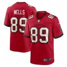 David Wells Tampa Bay Buccaneers Home Game Player Jersey - Red