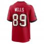 David Wells Tampa Bay Buccaneers Home Game Player Jersey - Red