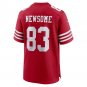 Dazz Newsome San Francisco 49ers Home Game Player Jersey - Scarlet