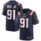 Deatrich Wise Jr. New England Patriots Game Jersey - Navy