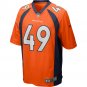 Dennis Smith Denver Broncos Game Retired Player Jersey - Orange