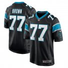 Deonte Brown Carolina Panthers Game Player Jersey - Black