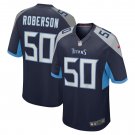 Derick Roberson Tennessee Titans Game Jersey - Navy